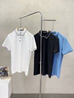 Armani阿玛尼独家专供新款原单男士休闲短袖 高端定制 高端版本 时尚百搭爆款进口面料 手感超柔软细腻 穿着亲肤舒适 高端精品 代工厂p精细做工 上身非常赞
