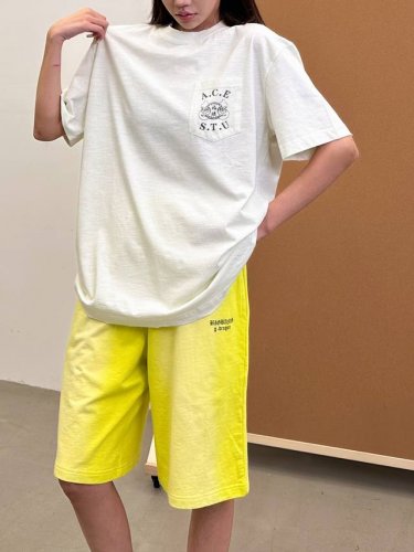r13 ｜ 新款中文T，成衣洗水吊磨前后印花工艺，日本进口竹节棉，男女同款，尺码Sml