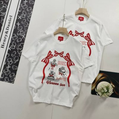 尺码Xs-L爆款推荐 Vivienne West Wood 西太后 薇薇安 土星个性涂鸦短袖T恤 2025年顶流爆款 无需多言 独家款式请勿抄袭 抄袭必究 25