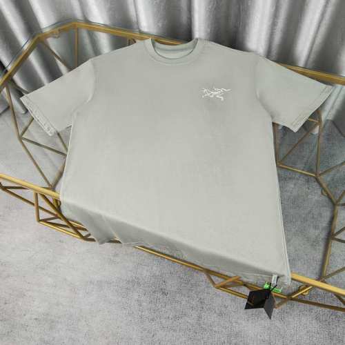 Ayc Teryx 始祖鸟] 2025Fw短袖T恤 前面小鸟字母Logo高级印花 高端32S双纱280克面料 重磅面料 定制拉架罗纹同缸同染 三标齐全 男女同款