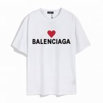 110 Balenciaga/巴黎世家七夕限定爱心短袖， 品质升级，精致做工，手感柔软，充满了复古工艺还拥有厚实的手感，标志性的图标，独有的辨识度。高克重纯棉质