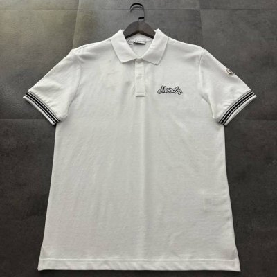 爆款推荐 moncler蒙口2025新款刺绣字母polo衫 原版面料高版本高品质 网红明星同款 290克重珠地棉面料 经典字母刺绣标识工艺 手感非常舒适耐穿 超