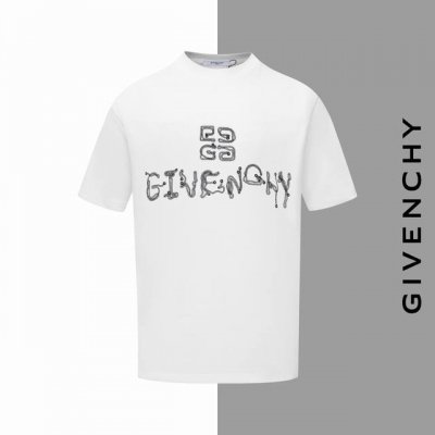 款号#Z2 纪梵希刺绣图标字母圆领短袖 givenchy 官网一致款式 面料 32支双纱280克纯棉面料 同缸同色织染螺纹 颜色一致 工艺 进口机器万针饱满刺绣