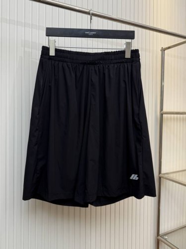 bal 巴黎25Ss Ib字母高弹力冰凉感短裤 夏日人手必备 基础简约纯色 舒服到嗨 Size:Xs S M L