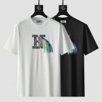 Sg 爱马仕 高定面料 玉蚕丝般的丝滑 2025春夏新品上市时尚经典圆领短袖时尚单品设计，更加时尚舒适，高标准定制，上身非常有型，人工手绘工艺， 客供辅料，客供
