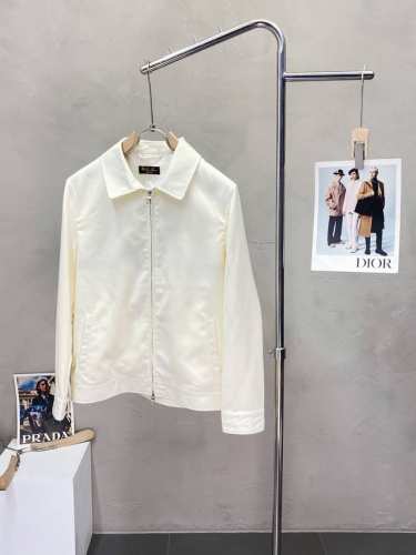 Lp-Loro piana诺悠翩雅独家专供春秋新款原单男士休闲夹克 高端定制 高版本 时尚百搭爆款原版进口面料 领口衣摆 Logo图案设计 手感超柔软细腻 穿着
