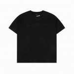 Balenciaga 巴黎世家 25Ss 暗纹锁扣字母刺绣短袖T恤 面料采用高克重260G重精梳棉，定制1:1螺纹，面料舒适亲肤无异感， 制定染面料，纺织密度高