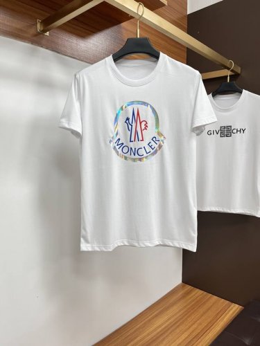蒙口 25春夏新品Medusa&品牌字母徽标印花标识短袖T恤，Px定制80支双股丝光棉面料；黑色 白色 M-3Xl
