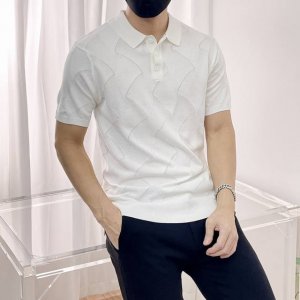 爱马仕 2025 新品短袖polo 帅气时尚 顶级定位顶织字母Logo 简约百搭款 面料针织 不仅挺括 保持潮流的廓形 又穿着舒适 纱织更细腻 码数M-3Xl
