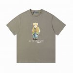 款号 A004 拉夫劳伦Ralph Lauren经典小熊印花圆领基础短袖 270克 双纱面料 定织定染螺纹 原版贴纸 扫码可进官网 大版型宽松有型 最大可穿21