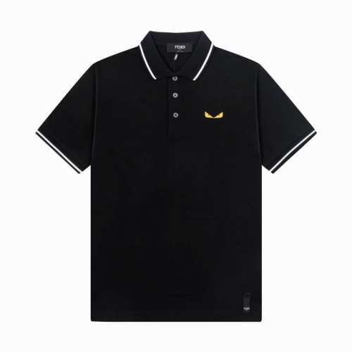 品牌：芬迪 Fendi 面料：纯棉丝光珠地 克重：260 颜色：黑色 白色 尺码：M-Xxl 原版定制1：1细节还原 三标Logo齐全 高端定制 Ff材质，魔鬼
