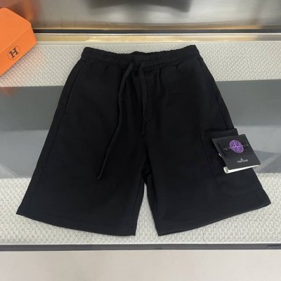 上新 纯原臻品 顶级原版复刻 石头岛2025Ss 新款经典魔术贴刺绣纯棉短裤休闲裤 原版面料高版本高品质 网红明星同款 采用32支精梳食毛双股毛圈纯棉面料 31