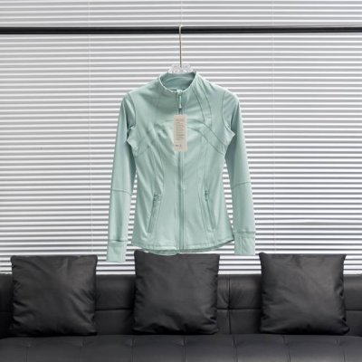 工厂p直供 Lululemon丨露露乐檬Define立领纯色瑜伽服 配色：水晶绿 尺码：2 4 6 8 10 12