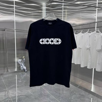 p120 good 2025春夏新款 260克短袖T恤 刻字模+烫钻 男女同款 S M L Xl Xxl 五个码 黑色 白色 青柠黄