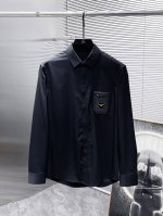 杜嘉班纳 Dg 2025Ss新款长袖 衬衫 衬衣，高端版本！专柜定制面料 透气舒适度高，细节无可挑剔，品牌元素设计理念，体现高品质。手感细腻柔软！呈现休闲裁剪，