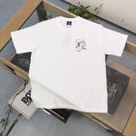 上新90 【款号：Xbnb084】 2025新款Stussy斯图西火焰骰子图案Logo印花休闲情侣宽松短袖T恤，经典永远不会过时、人手必备款，260G纯棉精梳棉