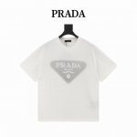 prada普拉达 经典款阴影三角标刺绣短袖 尺码Xs-Xl