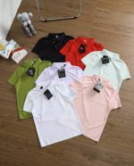 品牌：可隆 Kolon Sport 尺码：M-L-Xl-Xxl 颜色：黑色-白色- 浅绿色-粉色-果绿色-紫色-红色 类型：女士户外速干无痕翻领polo衫 材质