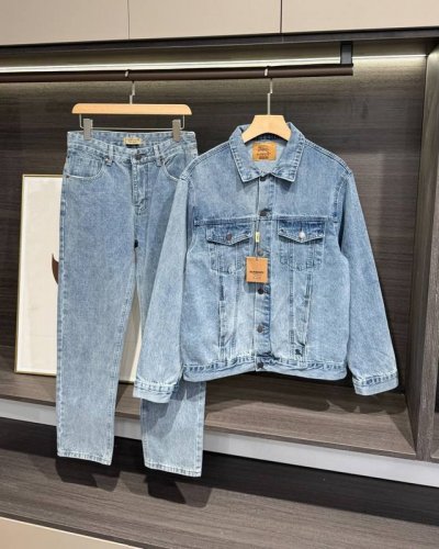 上衣 款号-Mx007 裤子160 款号-Mx008 Burberry X Supreme 24Ss 巴宝莉联名战马牛仔套装
