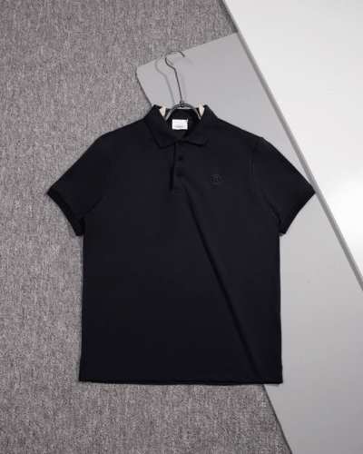 P120Burberry 巴宝莉 经典 格子拼接扣编织领 Logo 拼接Polo衫 原版面料 官方同款 定制 同缸染面料 手感非常舒服 春夏最新砖柜同步 时尚又