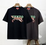 Kenzo 新款 柜子情侣款圆领短袖T恤，柜子同步 上身帅气时尚个性潮流长袖T恤！简单有个性，上身效果巨帅，打底外穿都很好看，颜色搭配也超赞的，特别定制280克