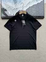 descente迪桑特2025夏季新款经典翻领冰丝无痕短袖Polo衫！ 爆款来袭！！透气性好，舒适性强，版型超正，线条简洁！ 科技感十足的棉柔材质，手感绵软，上