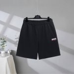c06# 市场顶级品质 Balenciaga 巴黎世家2025Ss 经典可乐海浪字母Logo刺绣短裤 Logo采用进口田岛刺绣工艺 市场顶级的质量 官网品质 定