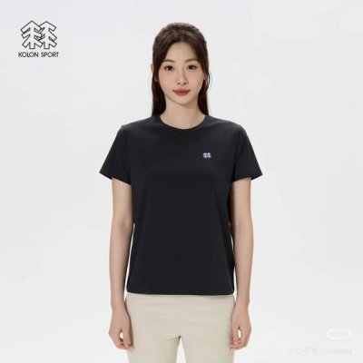 搭配资讯图 2025Kolon Sport可隆速干T恤Seco运动T恤夏季户外短袖女款