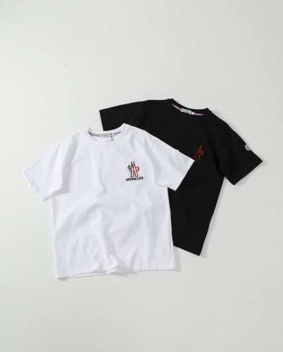 供 高品质1.1 Moncler 蒙口两色红蓝白黑拼色刺绣标情侣款短袖T恤 Moncler蒙口短袖T恤的价格p其实蛮有优势的 去过专柜的应该都知道蒙口的价格p不