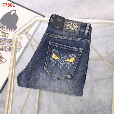 Fendi 款号：7861 Big Bull Jeans Size：29到40码
