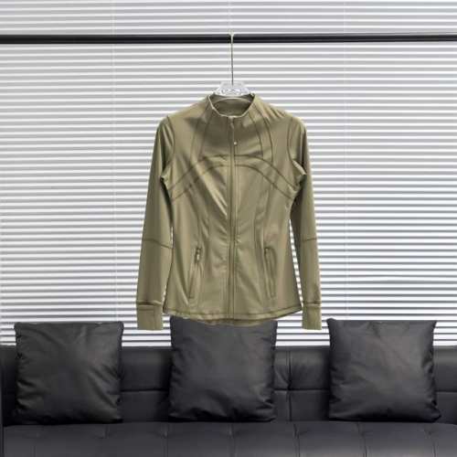 工厂p直供 Lululemon丨露露乐檬Define立领纯色瑜伽服 配色：苔藓绿 尺码：2 4 6 8 10 12