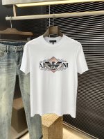 Emporioarmin- 阿玛尼 系列 Vip高级定制 2025春夏季新款短袖 百搭款式 任何人都可以轻松驾驭 面料全订制 高定一等品双面丝柔棉面料 面料手感