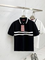 P200 Gucci 2025Ss夏季最新品，专柜同步有售，原单狠货，时尚休闲Polo 短袖T恤，上身舒适！吸睛而有亮点，采用进口原版面料，顶级工艺字母图案Lo