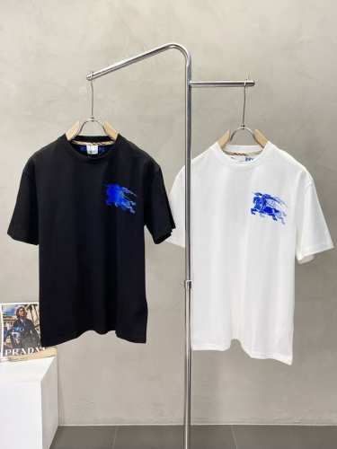 burberry巴宝莉独家专供新款原单男士休闲短袖 高端定制 高版本 时尚百搭爆款进口面料 手感超柔软细腻 穿着亲肤舒适 高端精品 代工厂P精细做工 上身非常赞
