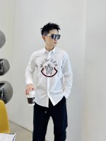 蒙口 Moncler 码数38-43 专柜最新款男士必备款衬衫，100%天然棉，舒服透气，原单狠货，原版面料，柔软舒适，1F上身高端又奢华，足够场面的档次，这款