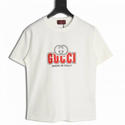 本地自取200 gucci 古驰 25Ss 硅胶字母短袖T恤 面料经过2次高温缩水固色 不变形不缩水不起球 26支280G紧密双纱面料 配320G双纱拉架十字紧