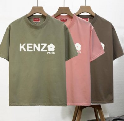 kenzo新款 柜子情侣款圆领短袖T恤，柜子同步 明星同款 上身帅气时尚个性潮流短袖T恤！简单有个性，上身效果巨帅，打底外穿都很好看，颜色搭配也超赞的，特别定制