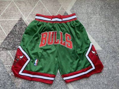 款号K64 顶级刺绣版本 白底细节图 Mitchell &Ness X Just Don联名芝加哥公牛队刺绣球裤 篮球短裤 Just Don Nba 球队球裤系
