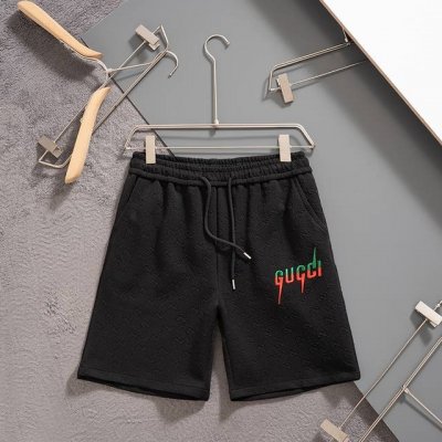 gucci 古驰 2025春夏季新款休闲高品质 针织刺绣短裤 超高端品质绣花 双压边工艺制作而成 原版复刻 立体发泡印花 最新字母联盟Logo图案设计 针织面料