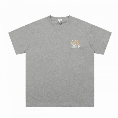 顶级代工品质 Loewe 罗意威25Ss 小兔刺绣Logot恤短袖 不需要所谓烂大街的华丽文案 主打品质 面料经过2次高温缩水固色 不变形不缩水不起球 -正确O