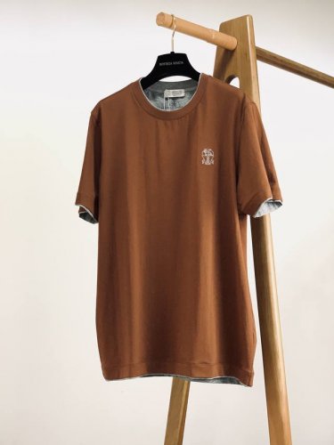 brunello Cucinelli 布鲁奈罗.库奇内利 2025Ss春夏新品 Bc极简精粹高级圆领T恤，品质控推荐入手 接触Bc必定是精品才会推荐.有着”山羊