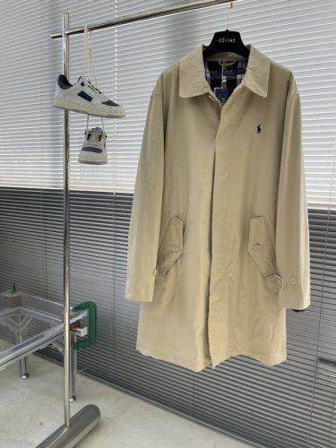 polo Ralph Lauren拉夫劳伦英伦风中长款风衣 老钱感拉满的长款大衣 肉眼可见的的品质和优秀的廓形 随意又飒的感觉，实穿性高 男女都可以穿 这是一款