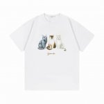 Givenchy 纪梵希 2025新款 官网同步 三只猫咪Logo 男女同款 短袖T恤 定制300克100％双纱纯棉面料 定染32支双股螺纹 领标吊牌主唛三标齐