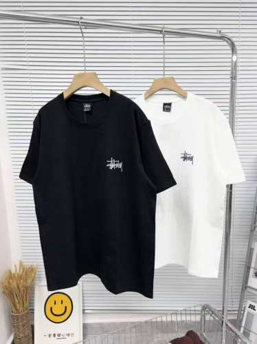 stussy Built In Usa Tee Pient Dyed 背面英文Logo印花短袖T恤斯图西字母印花短袖T恤 -标准版型 -男女同款 -纯棉260G