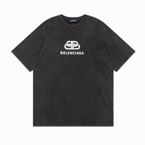 balenciaga 巴黎世家2025 Ss 经典锁扣印花水洗短袖T恤 本市场No.1的质量 真正天花板品质 全部原版开发注意细节图 避免被盗图商家混发 正确2