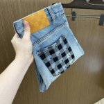 lv 高端独家发售 25Ss早春款超燃炸街系列之最牛仔裤 独家隆重推出 原版定制高端品质面料 版型修身剪裁 面料带弹力 微弹之 Lz上身舒适度超高 25春夏必爆