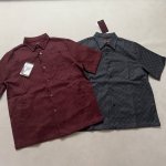 Gucci满印纽扣短袖衬衫