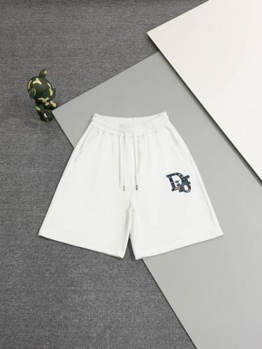 高版本] Dior迪奥25Ss复古斑斓前幅彩色字母小蜜蜂刺绣 Logo 后开袋重工艺 短裤休闲五分裤 实打实重磅400克毛圈面料 不缩水不变形质感拉满 采用进口