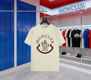升级版本 手机智能感应~Nfc芯片袖章~直达官网防伪 Moncler~蒙口 2025新款高品质圆领短袖T恤 袖口车有进口绣花标 定制定染,手感非常舒服 超级百搭