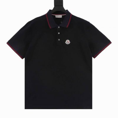 moncler 蒙口 胸口徽标刺绣短袖polo衫 客供精仿棉打造珠地材质面料,夏季新款T恤翻领短袖polo衫 专柜定制面料 透气舒适度高 细节无可挑剔 胸口刺绣
